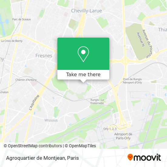 Agroquartier de Montjean map