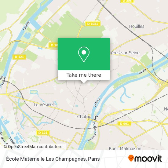 Mapa École Maternelle Les Champagnes