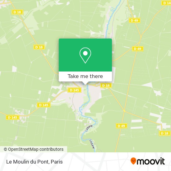 Le Moulin du Pont map