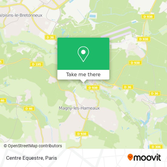 Mapa Centre Equestre