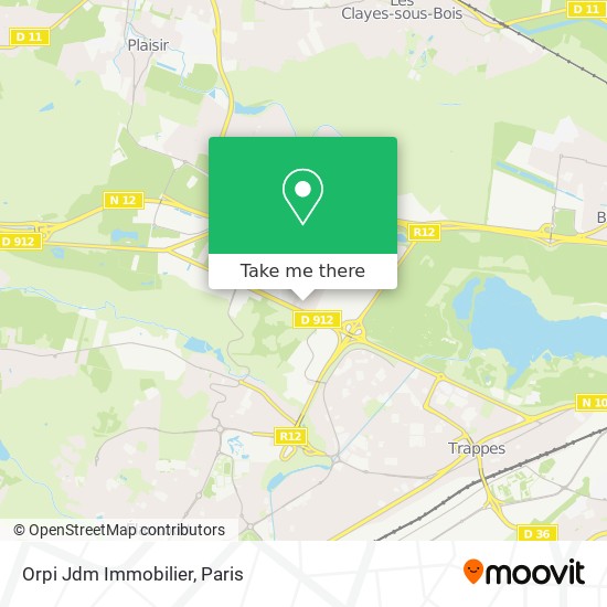 Orpi Jdm Immobilier map
