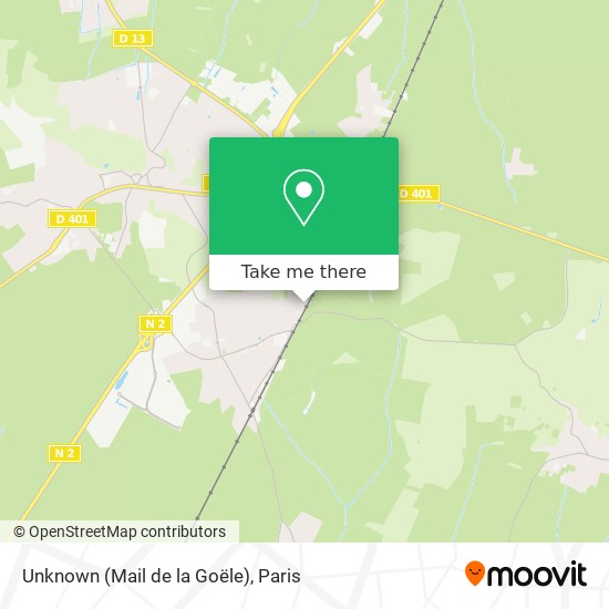 Unknown (Mail de la Goële) map