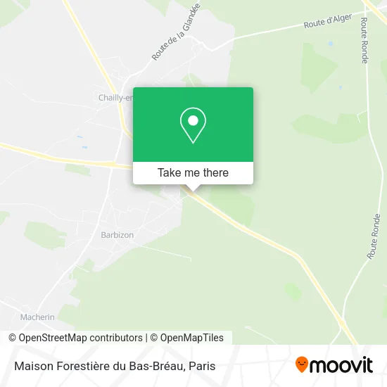 Maison Forestière du Bas-Bréau map