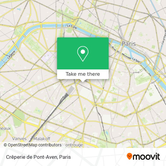 Crêperie de Pont-Aven map
