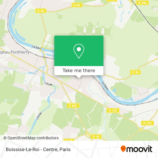 Boissise-Le-Roi - Centre map