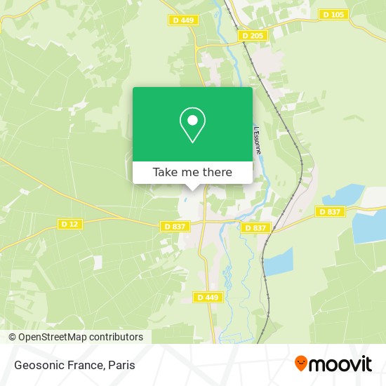 Mapa Geosonic France