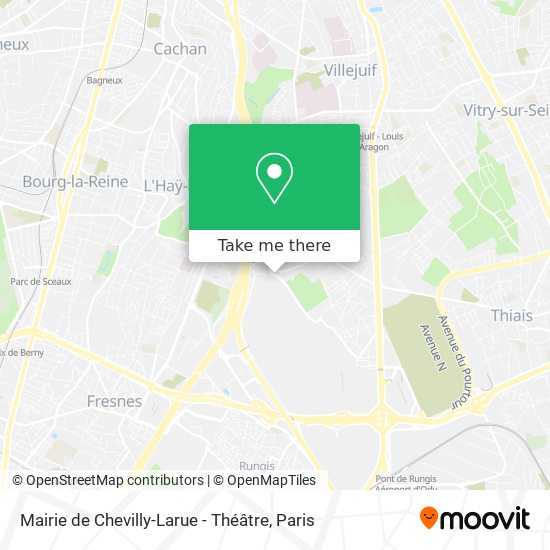 Mairie de Chevilly-Larue - Théâtre map