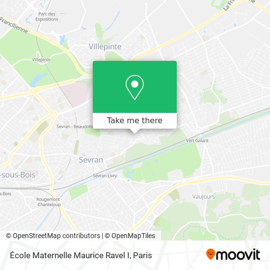 Mapa École Maternelle Maurice Ravel I