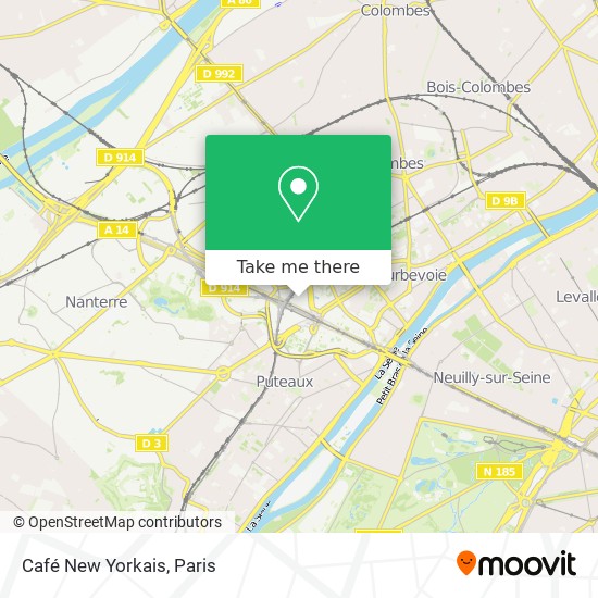 Mapa Café New Yorkais