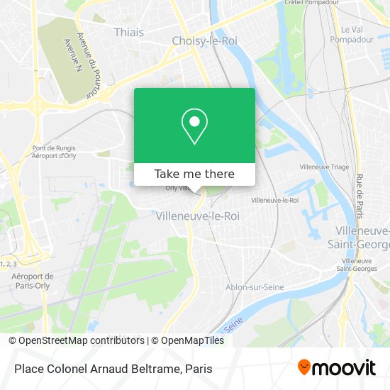 Place Colonel Arnaud Beltrame map