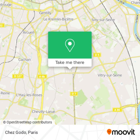 Chez Godo map