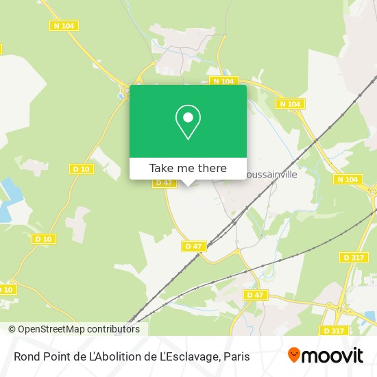 Rond Point de L'Abolition de L'Esclavage map