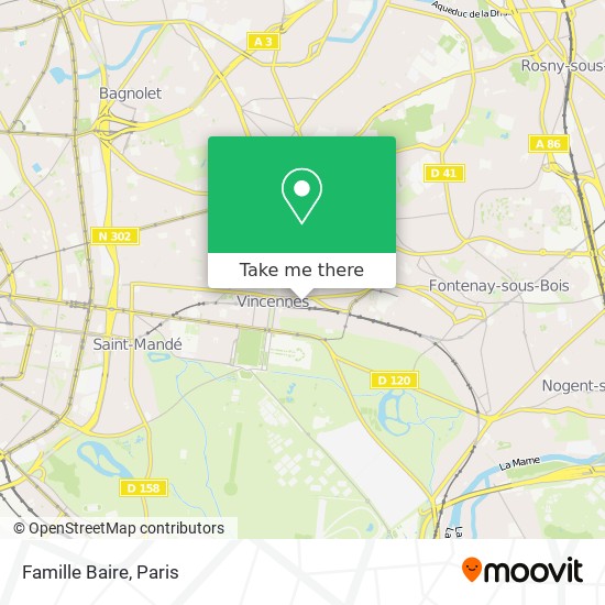 Mapa Famille Baire