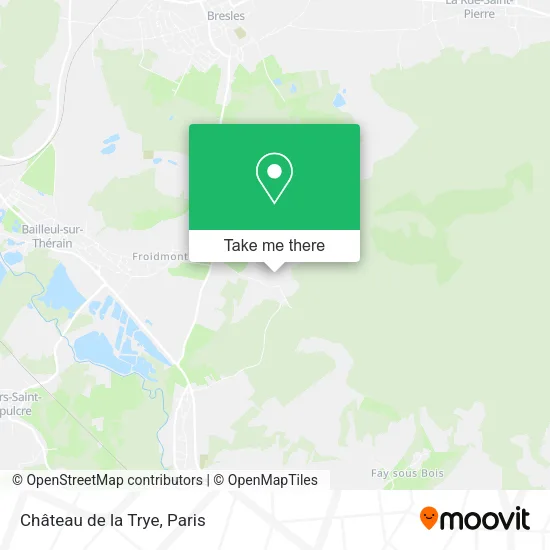 Château de la Trye map