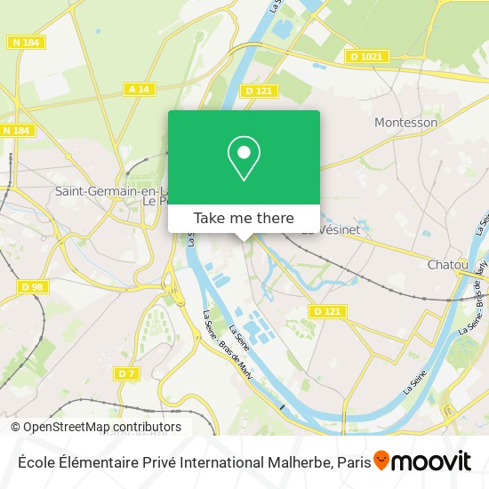 École Élémentaire Privé International Malherbe map