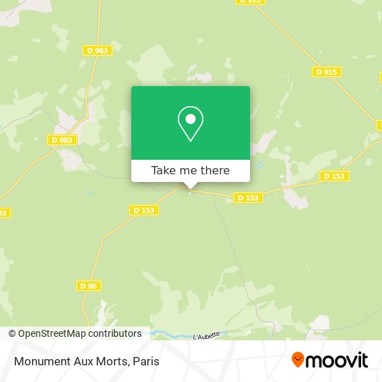 Monument Aux Morts map