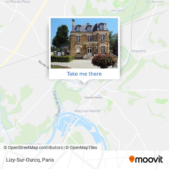 Lizy-Sur-Ourcq map
