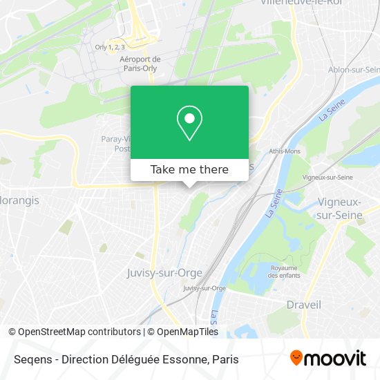 Mapa Seqens - Direction Déléguée Essonne