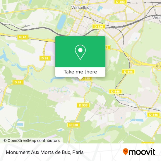 Monument Aux Morts de Buc map