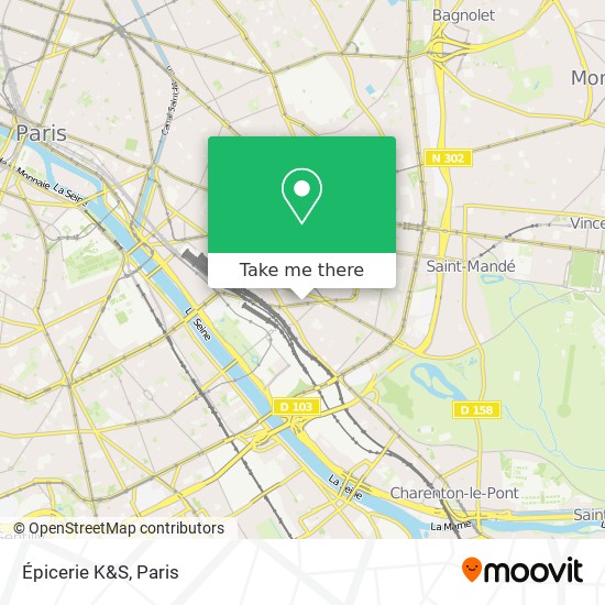 Épicerie K&S map