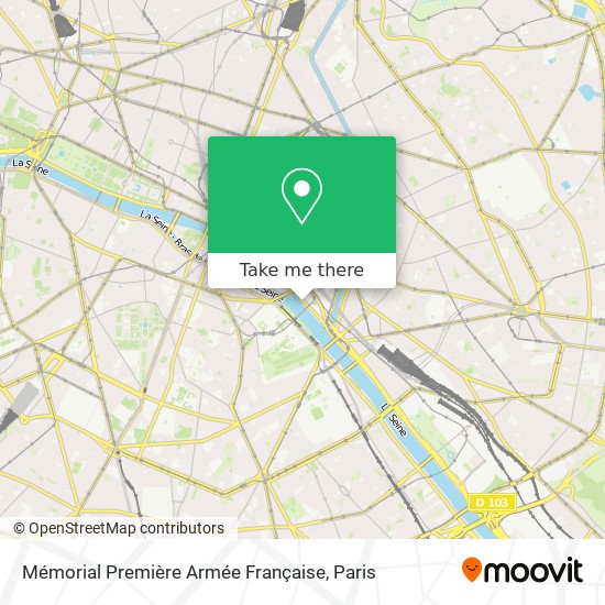 Mapa Mémorial Première Armée Française