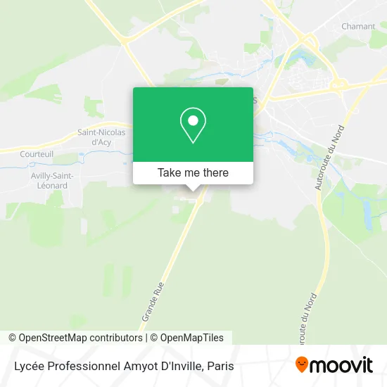 Lycée Professionnel Amyot D'Inville map