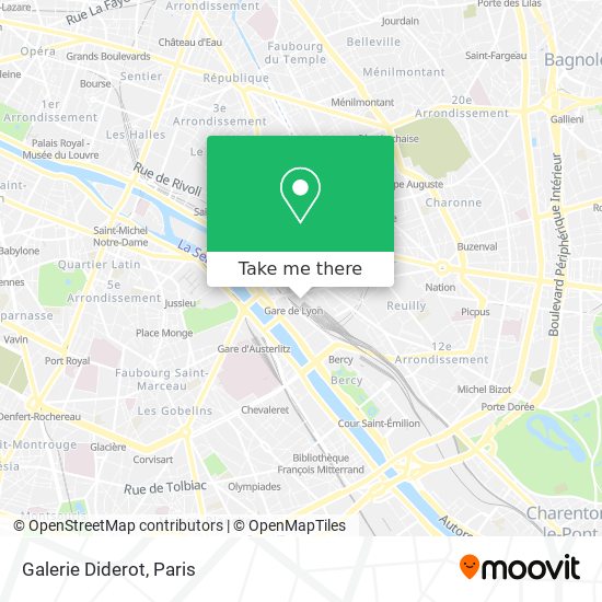 Mapa Galerie Diderot
