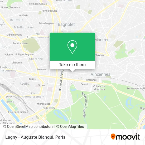 Lagny - Auguste Blanqui map