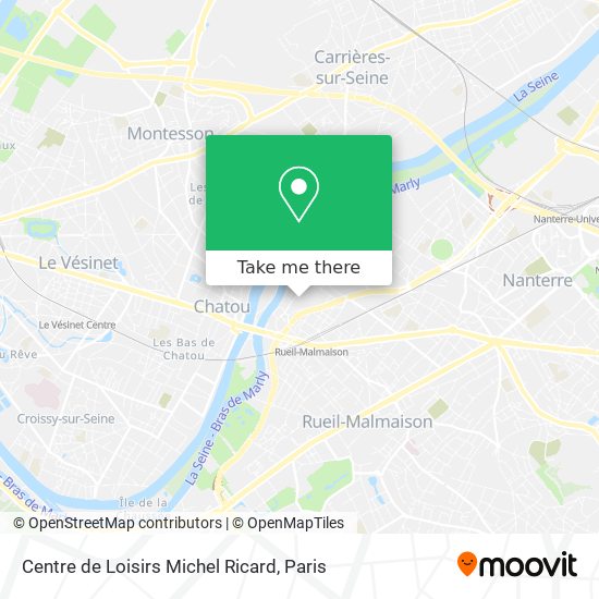 Mapa Centre de Loisirs Michel Ricard