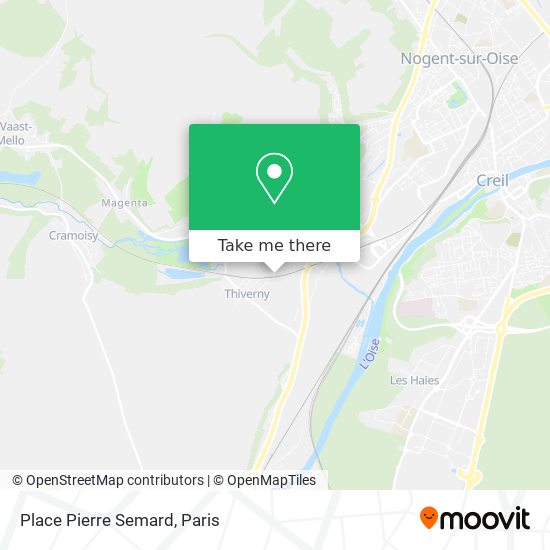 Mapa Place Pierre Semard
