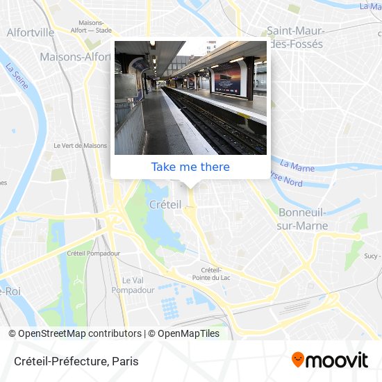 Créteil-Préfecture map