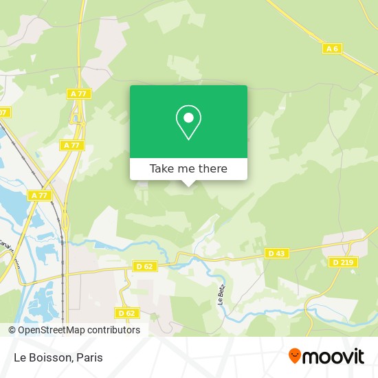 Mapa Le Boisson