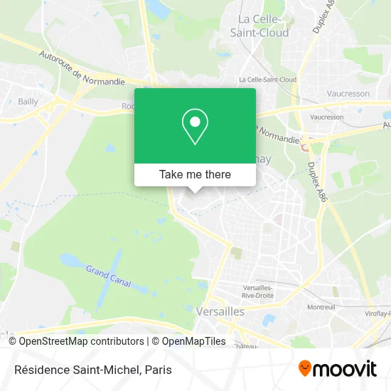 Résidence Saint-Michel map