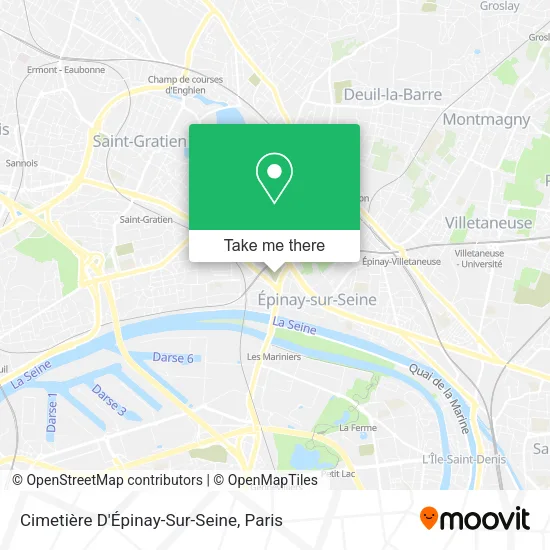 Cimetière D'Épinay-Sur-Seine map
