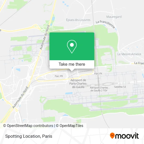 Spotting Location map