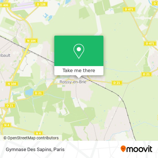 Gymnase Des Sapins map