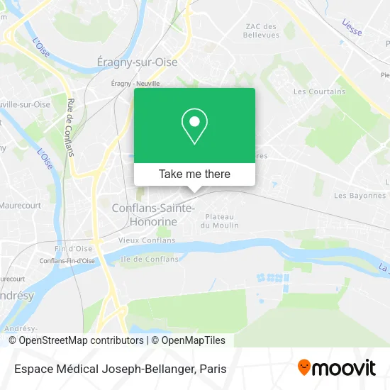 Espace Médical Joseph-Bellanger map