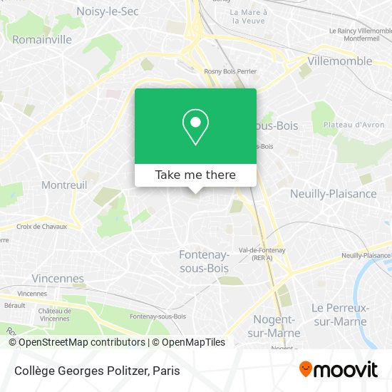 Collège Georges Politzer map