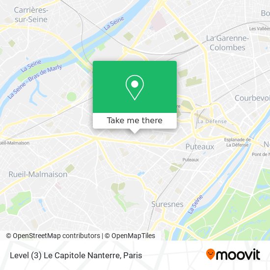 Level (3) Le Capitole Nanterre map
