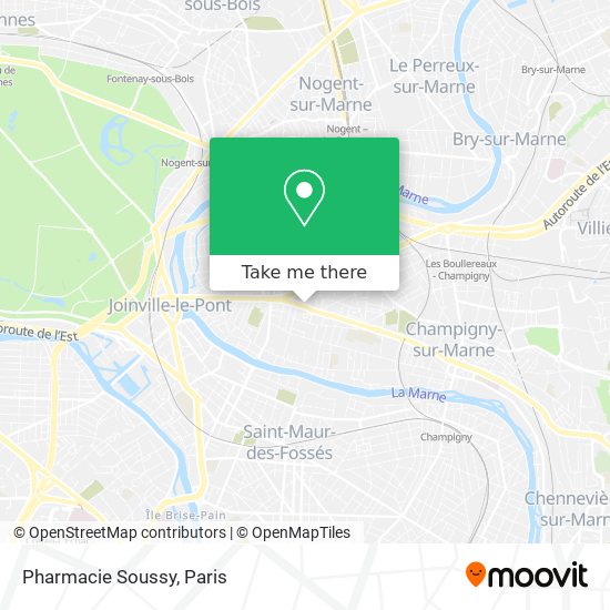 Pharmacie Soussy map