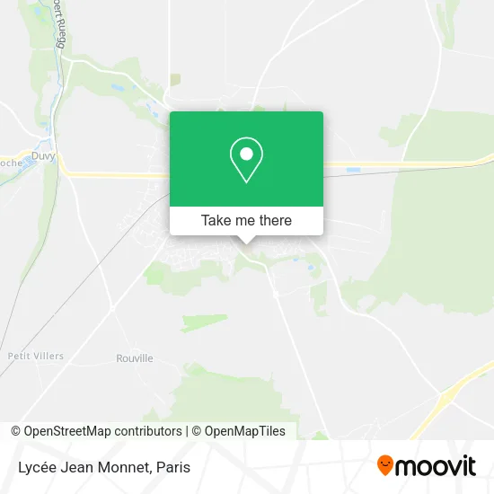 Lycée Jean Monnet map