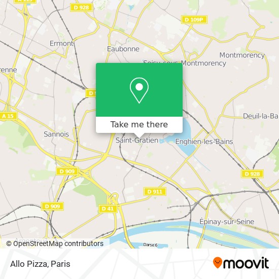 Allo Pizza map