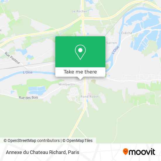 Annexe du Chateau Richard map