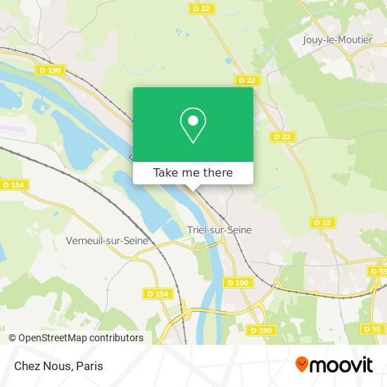 Chez Nous map