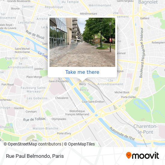 Rue Paul Belmondo map
