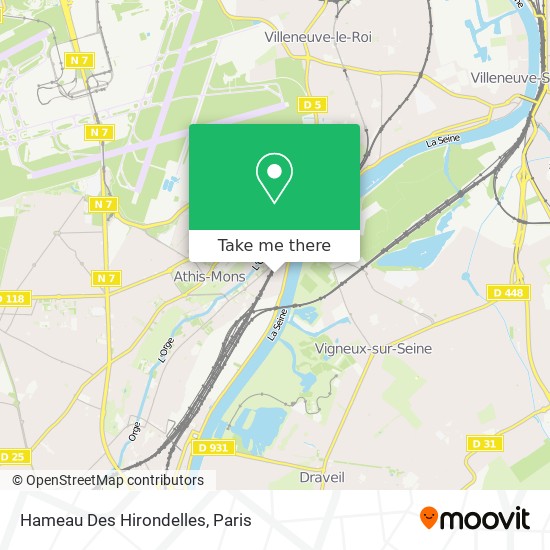 Mapa Hameau Des Hirondelles