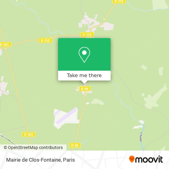 Mapa Mairie de Clos-Fontaine