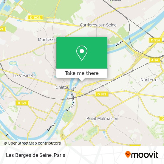Les Berges de Seine map