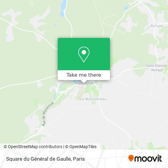 Mapa Square du Général de Gaulle