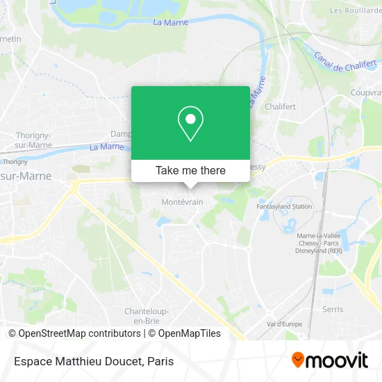 Espace Matthieu Doucet map
